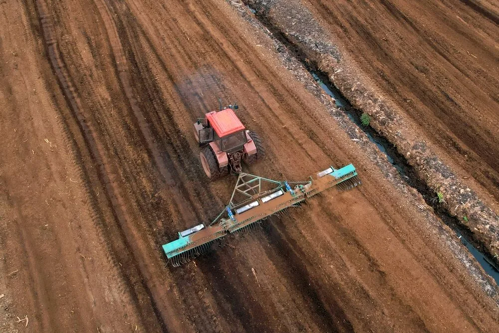 peat moss extraction